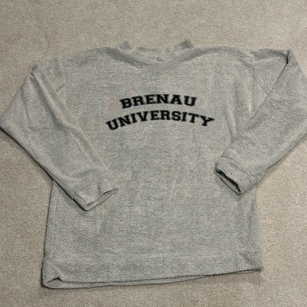Brenau University Woolly Threads Mock Neck Pullover